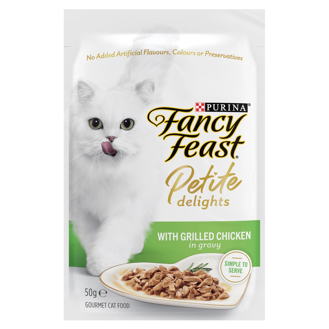 FANCY FEAST Petite Delights Grilled Chicken in Gravy Wet Cat Purina